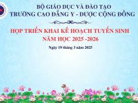 Họp triển khai kế hoạch Tuyển sinh Năm Học 2025 – 2026